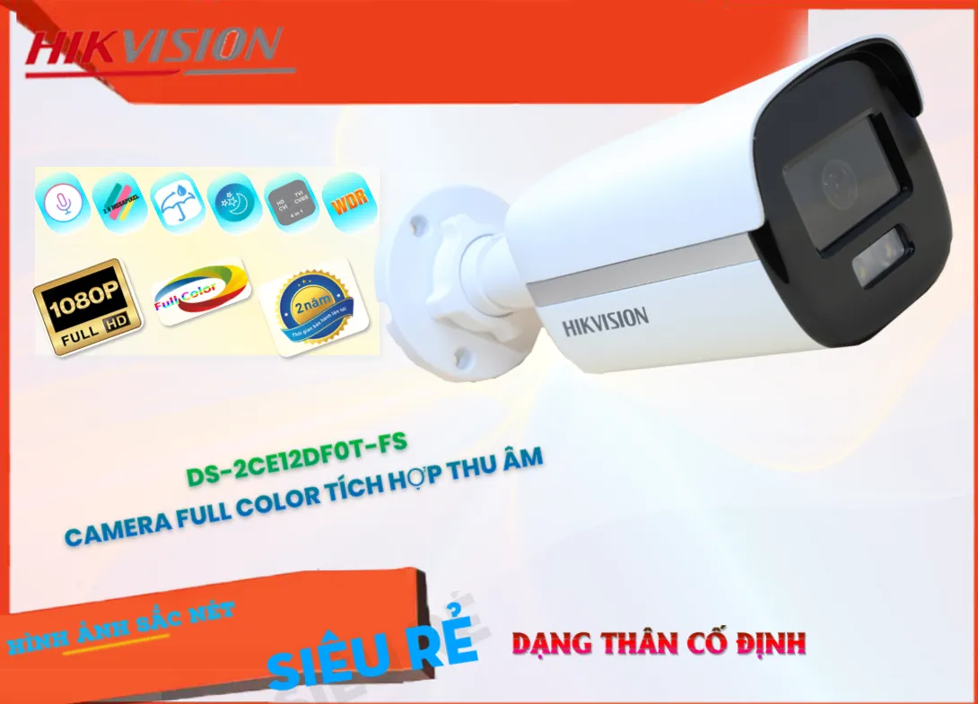 Camera DS-2CE12DF0T-FS Thu Âm FULL Color,DS-2CE12DF0T-FS Mới nhấtDS-2CE12DF0T-FS Siêu rẻ,DS 2CE12DF0T FS,Giá Bán DS-2CE12DF0T-FS FULL HD 1080P 2.0 MP ,Địa Chỉ Bán  Camera An Ninh  DS-2CE12DF0T-FS,DS-2CE12DF0T-FS Mới nhất,DS-2CE12DF0T-FS Siêu rẻ,Giá Phân Phối ,Giá buôn DS-2CE12DF0T-FS